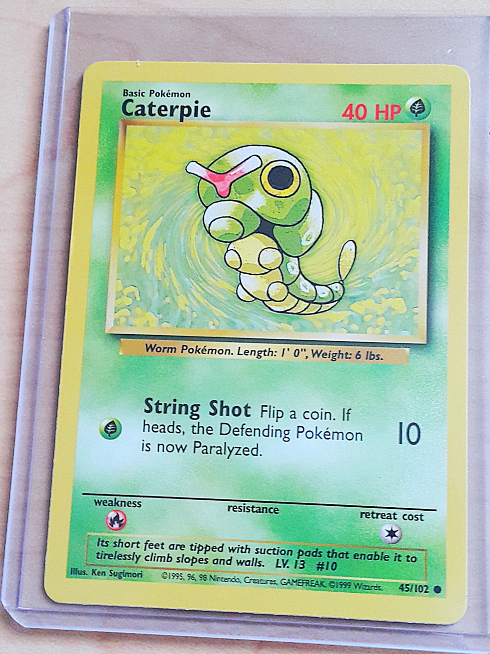 MINT Caterpie Pokemon TCG